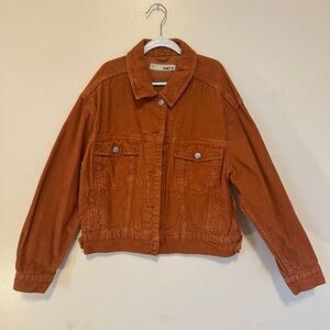 Topshop Moto Rust Jean Jacket